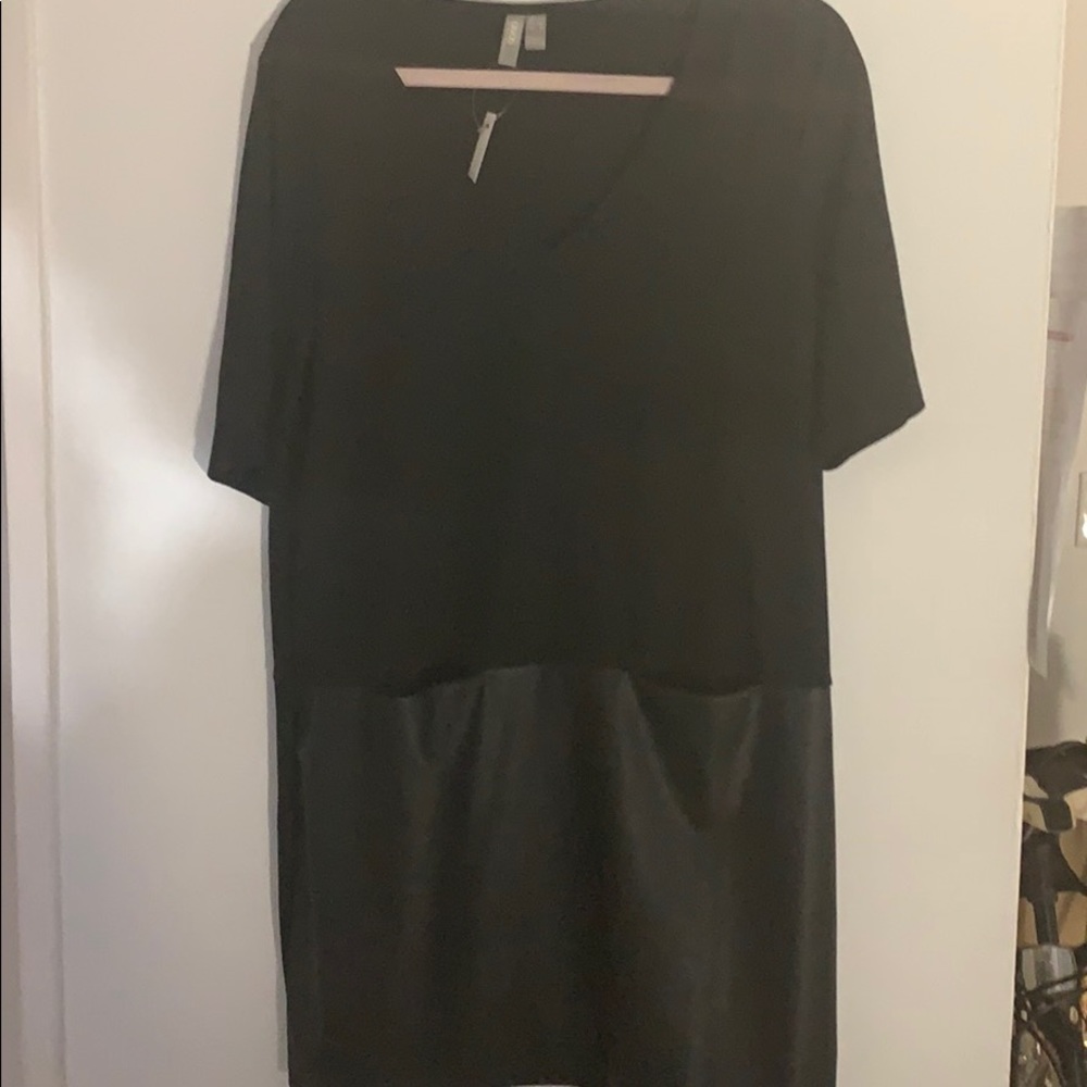 ASOS tunic size 12 with faux leather pockets
